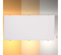TEKLED LED Panel Ceiling Light | 60W 10250LM 3CCT Switchable | 3000K/4000K/6000K 3 Color Temperature | 2x4ft Flush Mount Slim Panel Light | for Kitchen Commercial Office Store Restaurant | 1200x600