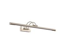 TEKLED LED Picture Light for Wall | 64cm Wall Mounted Mirror & Painting Lamp | Modern Satin Nickel Adjustable Picture Light | 8W 700lm 3000K Warm White Energy Saving | Living Room & Bedroom Lighting