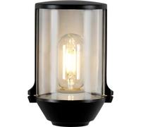 TEKLED Lux Vintage Classic Black Outdoor Wall Light Sconce | E27 Compatible Outdoor/Indoor Light | Weatherproof Assurance IP54 | for Entryways Facades Patios Porches Garages | (Bulb not Included)