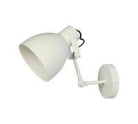TEKLED myHome Adjustable Nordic Wall Spotlight | E27 Bulb Base | Combination of Functionality&Stylish Design | for Bedrooms Living Rooms Offices Chic Cafes Boutique Hotels | White (Bulb not Included)