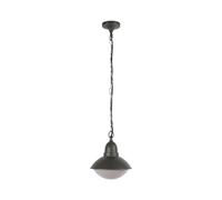 TEKLED MyHome Norman Outdoor Pendant Lamp | E27 Compatible Dark Grey Ceiling Light | Weatherproof Assurance IP44 | for | for Entryways Balconies Lofts Patios Porches | (Bulb not Included)