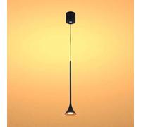 TEKLED myHome Trumpet LED Pendant Downlight with Gold Interior | 5W Warm White | Hanging Length Adjustable Lighting Fixture | for Living Rooms Kitchen Islands Bars Cafes | (Built-in LED)
