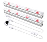 Tekmelau Led Grow Light Bar for Indoor Plants, Sunlight White Plant Growing Lamp for Succulent Cactus Table House Office Greenhouse Plant Grow Shelf with ON/Off Switch