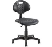 Teknik 01 Chair Plastic Without armrest Black 110 kg 680 x 680 x 960 mm 5 Castors