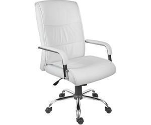 TEKNIK 6901WH Faux-leather Reclining Executive Chair - Kendal White