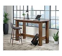 TEKNIK Bench Desk Walnut Wooden Legs 1,400 (W) x 650 (D) x 899 (H) mm Laminated Particle Board