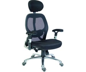 Teknik Cobham OA1013BLK Mesh Reclining Executive Chair - Black