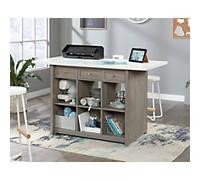TEKNIK Craft Crafting Desk Rectangular White Oak Base panel 3 Drawers 1,544 (W) x 762 (D) x 914 (H) mm Laminated Particle Board