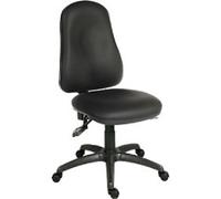 Teknik Ergo Comfort PU Office Chair in Black Faux Leather
