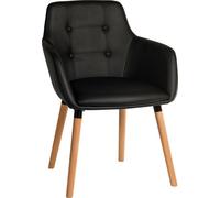 Teknik Four Legged Chair In A Wipe Clean Black Finish