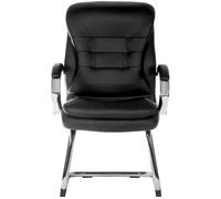 Teknik Goliath Light Visitor Chair, Ergonomic Design, Black