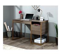 TEKNIK Home Office Desk Ash 2 Drawers 1,206 (W) x 508 (D) x 755 (H) mm Laminated Particle Board