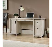 TEKNIK Home Office Desk Chalked Chestnut Wooden Legs 2 Drawers 1,500 (W) x 590 (D) x 737 (H) mm Laminated Particle Board