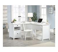 TEKNIK Home Office Desk Wooden Legs 2 Drawers 1,556 (W) x 763 (H) mm Laminated Particle Board