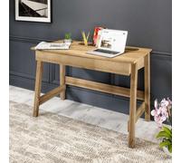 Teknik Ithaca Desk In Riviera Oak Effect With Stationery Drawer