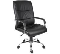 Teknik Kendal 6901BLK Faux-leather Reclining Executive Chair - Black