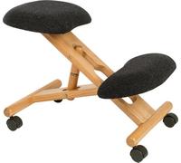 Teknik Kneeling Stool Charcoal Encourages A More Ergonomic Seating Position