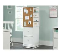 TEKNIK Laminated Particle Board Storage Cabinet 2 Drawers 455 x 510 x 1,468 mm White