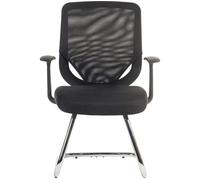 Teknik Office Nova Mesh Visitor Chair, Mesh Back Design, none