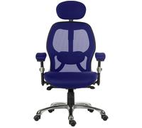 Teknik OA1013BL Cobham Reclining Executive Chair - Blue