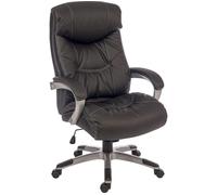 Teknik Siesta 6916 Leather Reclining Executive Chair - Black