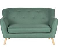 TEKNIK Skandi 2-Seater Fabric Sofa - Ocean Green