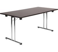 Teknik Space-Folding Table with Robust 25mm Top - Wenge