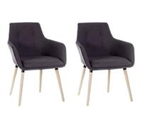 Teknik Visitor Chair 6929GRAPHITE Pack of 2