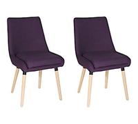 Teknik Visitor Chair 6946PLUM Pack of 2