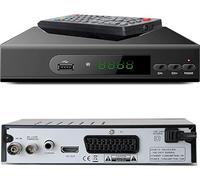 TEKNIKAL Freeview Full HD Set Top Box Receiver + Recorder + USB Media Player by HDMI or Scart for UK Channels