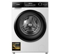 Teknix 5 Series TK5W1214HW 12kg Washing Machine - 1400 Spin - Five Year Parts and Labour Cover - One Hour Wash Program - Durable Inverter Motor - Steam Function - Quick Wash - White