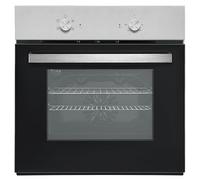 Teknix 55L, 60cm Wide, Single Electric Built-in Fan Oven and Grill in Stainless Steel, 5 Oven Functions, BITK263ESX