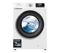 Teknix 7kg Freestanding Washing Machine - Quick 15/30/49 Min Wash, A Energy Rated, Durable Inverter Motor, Slim Depth, Quiet Spin - TK2W714HW