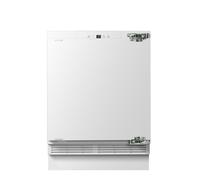 Teknix BITHUZ4 Integrated Undercounter Freezer - Built In with 101 Litre Capacity - Reversible Door - Digital Controls - White
