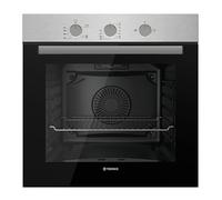 Teknix BITK263GSX 60cm Built-In Gas Oven - Integrated with 63L Capacity - LPG Convertible - Mechnical Minute Minder - Double Glazed - Stainless Steel, W59.5 x H59.5 x D55.0 (cm)