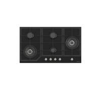 Teknix BITK290GH5B - Black Glass 90cm Gas Hob - 5 Burner