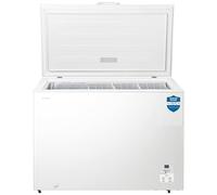 Teknix CH297 Freestanding Chest Freezer - 297L Capacity - Suitable for Garages, Outbuildings and Sheds - Refrigeration Mode - Temperature Control - 4 Star Freezer Rating - White