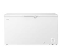 Teknix CH500 Freestanding Chest Freezer - 500L Capacity - Suitable for Garages, Outbuildings and Sheds - Refrigeration Mode - LED Light - 4 Star Freezer Rating - E Energy - White
