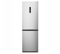 Teknix FFH1860X 60cm Freestanding Fridge Freezer - 304L Capacity - Frost Free - Digital Controls - Brushed Stainless Steel, H186.0 x W59.5 x D59.0 (cm)