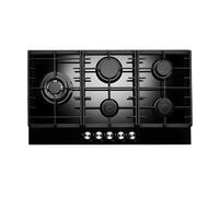 Teknix SCGH751B - Black 5 Zone Gas Hob