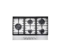 Teknix Signature Collection SCGH751X 75cm Gas Hob with 3.8Kw Wok Burner - Stainless Steel