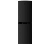 Teknix STF1448B Freestanding 50/50 Fridge Freezer, Compact 142L Capacity, Adjustable Temperature Control and Legs, Reversible Doors, Efficient LED Light, 4 Star Freezer Rating - in Black