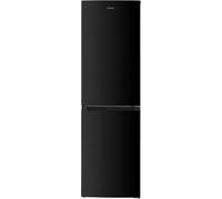 Teknix STF1725B Freestanding 50/50 Fridge Freezer, Compact 250L Capacity, Adjustable Temperature Control and Legs, Reversible Doors, Efficient LED Light, 4 Star Freezer Rating - in Black