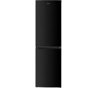 Teknix STF1725B Freestanding 50/50 Fridge Freezer, Compact 250L Capacity, Adjustable Temperature Control and Legs, Reversible Doors, Efficient LED Light, 4 Star Freezer Rating - in Black