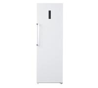 Teknix T60L2W 60cm Freestanding Tall Larder Fridge - Upright with 370L Capacity - Digital Controls - 6 Storage Compartments - White, H185.5 x W60.0 x D65.0 (cm)