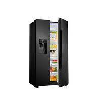 Teknix THSBS1791INBIX - Black American Fridge Freezer - E energy