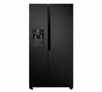Teknix THSBS1791INBIX - Black American Fridge Freezer - E energy