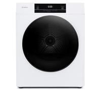 Teknix TK2V3W Compact Freestanding 3kg Vented Mini Dryer - 5 Programmes - Premium PVC Door - LED Display - Sensor Dry - Anticrease Technology - White, H65.5 x W52.0 x D43.5 (cm)