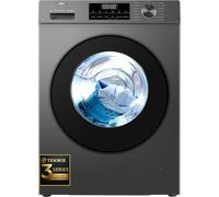 Teknix 3 Series TK3W814XS 8kg Washing Machine - 1400 Spin - 3 Year Parts and Labour Cover - 1 Hour Wash Program - Durable Inverter Motor - Steam Function - Quick Wash - Graphite