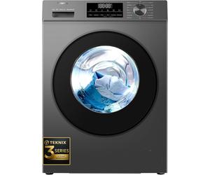 Teknix TK3W814XS - 3rd Gen - Graphite 8KG Washing Machine - 1400 RPM - A energy